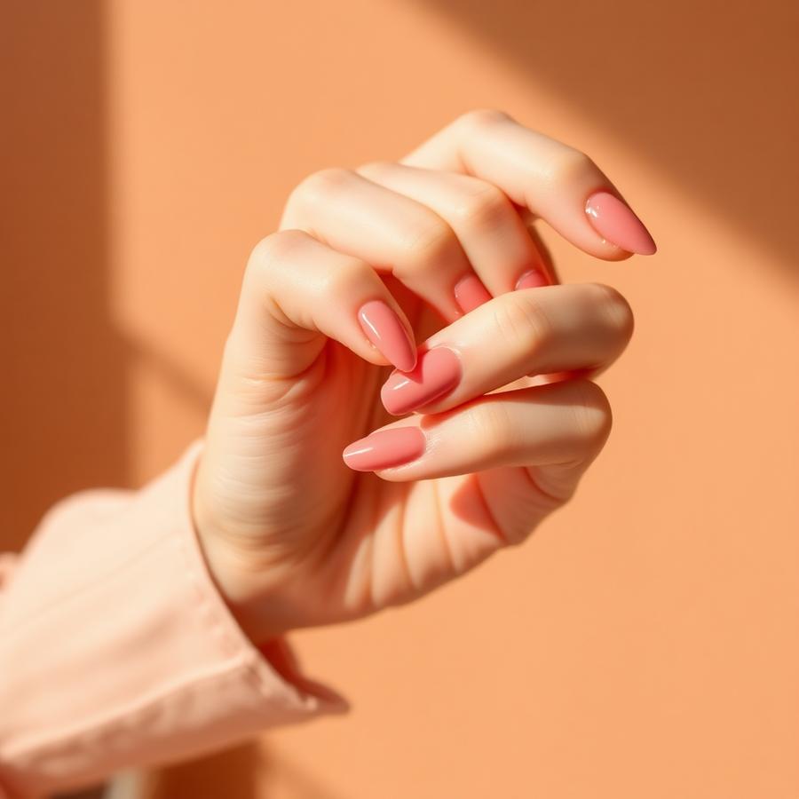 Weiche Rosé Naturnägel